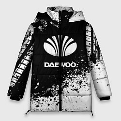Куртка зимняя женская Daewoo: Black Spray, цвет: 3D-красный