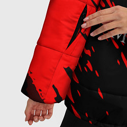 Куртка зимняя женская Mercedes-Benz: Red Anger, цвет: 3D-черный — фото 2