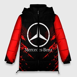 Куртка зимняя женская Mercedes-Benz: Red Anger, цвет: 3D-красный