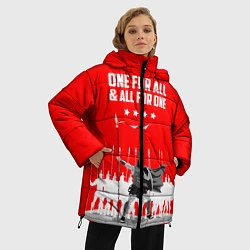 Куртка зимняя женская One for all & all for one, цвет: 3D-черный — фото 2