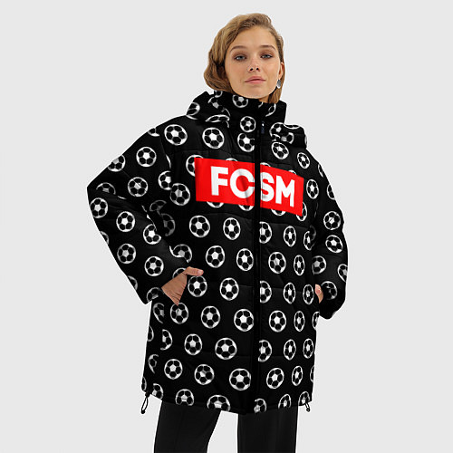 Женская зимняя куртка FCSM Supreme / 3D-Черный – фото 3