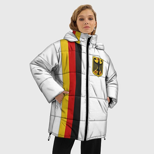 Женская зимняя куртка I Love Germany / 3D-Черный – фото 3