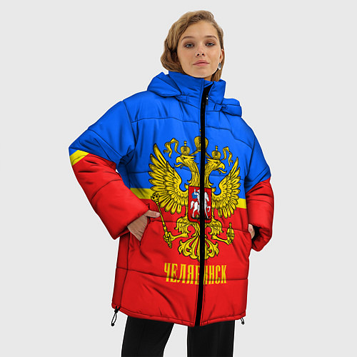 Женская зимняя куртка Челябинск: Россия / 3D-Черный – фото 3
