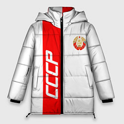 Куртка зимняя женская СССР: White Collection, цвет: 3D-черный
