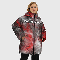 Куртка зимняя женская Bon Jovi, цвет: 3D-красный — фото 2