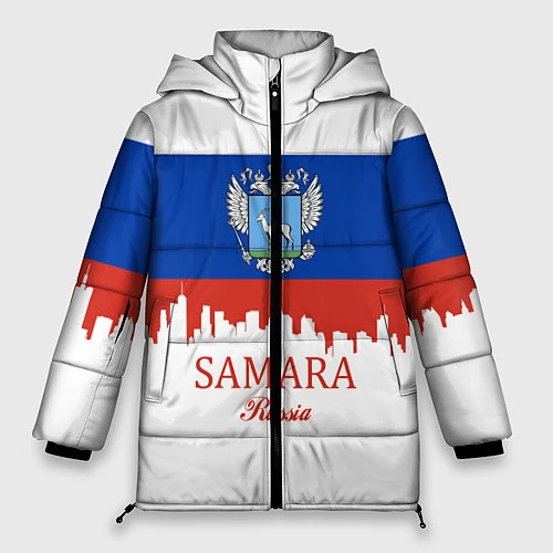 Женская зимняя куртка Samara: Russia / 3D-Красный – фото 1
