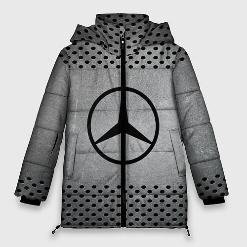 Женская зимняя куртка Mercedes-Benz: Hardened Steel / 3D-Красный – фото 1