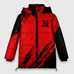 Куртка зимняя женская USSR: Red Patriot, цвет: 3D-черный
