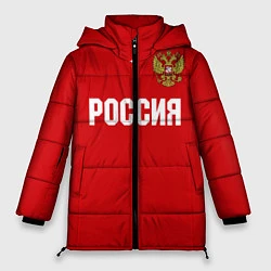 Куртка зимняя женская Сборная России, цвет: 3D-черный