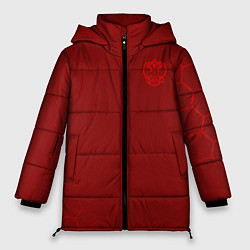 Куртка зимняя женская Russia 2022 Red Mashine, цвет: 3D-светло-серый