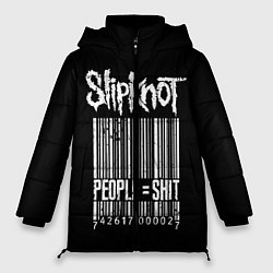 Куртка зимняя женская Slipknot: People Shit, цвет: 3D-светло-серый