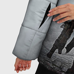 Куртка зимняя женская Bloodborne: Hell Knight, цвет: 3D-черный — фото 2