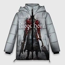 Куртка зимняя женская Bloodborne: Hell Knight, цвет: 3D-красный