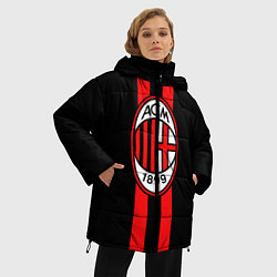 Куртка зимняя женская AC Milan 1899, цвет: 3D-черный — фото 2