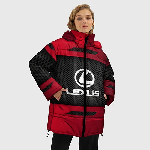 Женская зимняя куртка Lexus Sport / 3D-Черный – фото 3