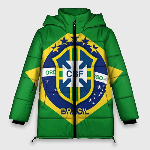 Женская зимняя куртка CBF Brazil / 3D-Красный – фото 1