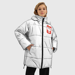 Куртка зимняя женская Poland Team: Home WC-2018, цвет: 3D-красный — фото 2