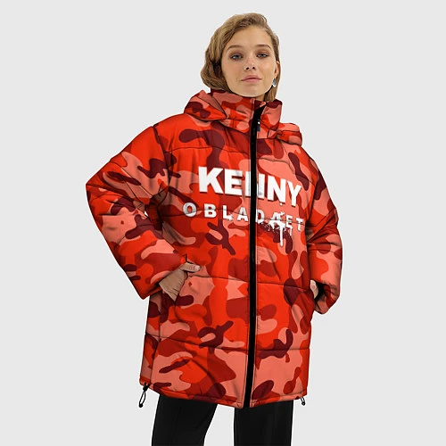 Женская зимняя куртка Kenny: Obladaet Camo / 3D-Черный – фото 3