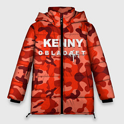 Куртка зимняя женская Kenny: Obladaet Camo, цвет: 3D-красный