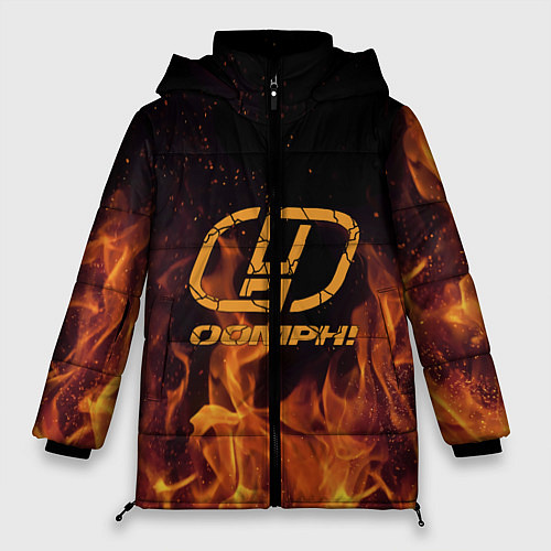 Женская зимняя куртка OOMPH! / 3D-Красный – фото 1