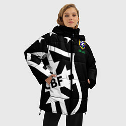Куртка зимняя женская Brazil Team: Exclusive, цвет: 3D-черный — фото 2