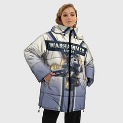 Куртка зимняя женская Warhammer 40000: Tau Empire, цвет: 3D-светло-серый — фото 2