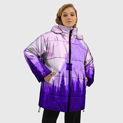 Куртка зимняя женская Firewatch: Violet Wood, цвет: 3D-черный — фото 2