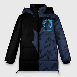 Куртка зимняя женская CS:GO Team Liquid, цвет: 3D-светло-серый