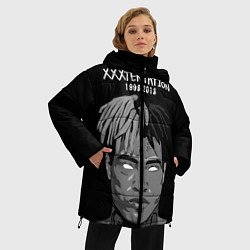 Куртка зимняя женская XXXTentacion: 1998-2018, цвет: 3D-светло-серый — фото 2