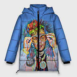 Куртка зимняя женская 6IX9INE SWAG, цвет: 3D-черный