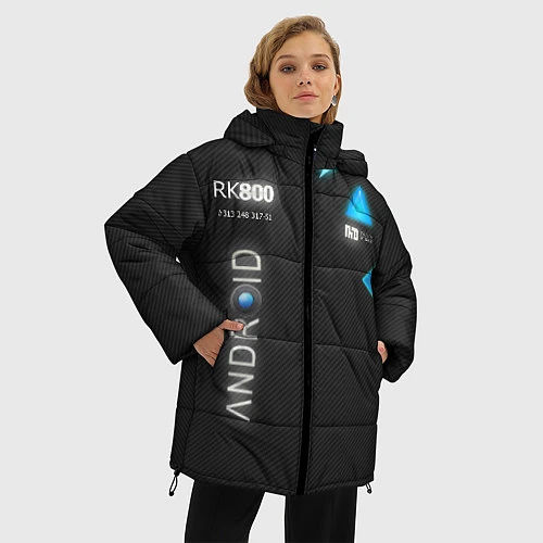 Женская зимняя куртка Detroit: Android RK800 / 3D-Черный – фото 3