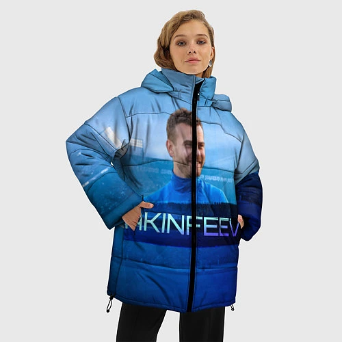 Женская зимняя куртка Akinfeev / 3D-Черный – фото 3