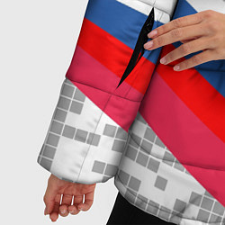 Куртка зимняя женская Русский футбол, цвет: 3D-красный — фото 2