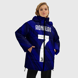 Куртка зимняя женская Ronaldo 7: Blue Sport, цвет: 3D-черный — фото 2