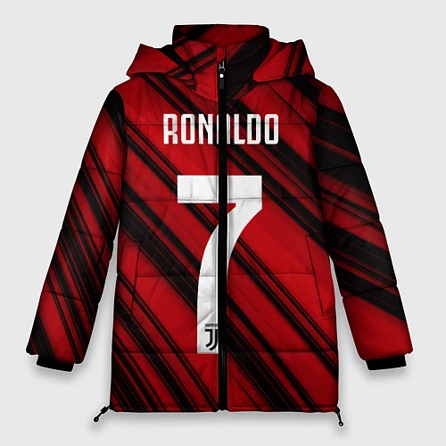 Женская зимняя куртка Ronaldo 7: Red Sport / 3D-Красный – фото 1