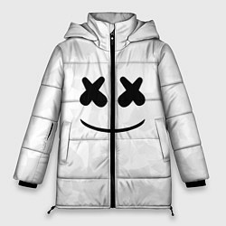 Куртка зимняя женская Marshmello: White Face, цвет: 3D-черный