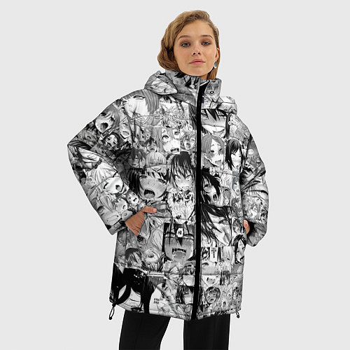 Женская зимняя куртка AHEGAO / 3D-Черный – фото 3