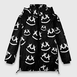 Куртка зимняя женская Marshmello: Black Pattern, цвет: 3D-черный