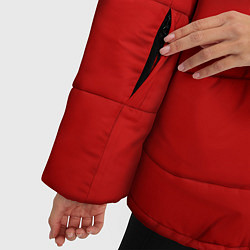 Куртка зимняя женская Россия: красная волна, цвет: 3D-красный — фото 2