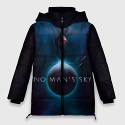 Куртка зимняя женская No Man’s Sky: Dark Space, цвет: 3D-светло-серый