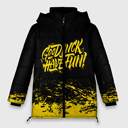 Куртка зимняя женская GLHF: Black Style, цвет: 3D-черный