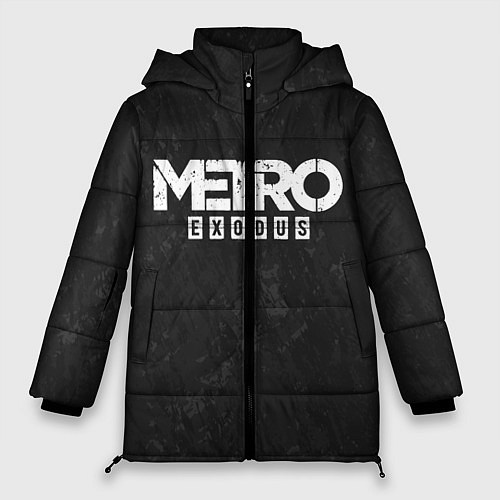 Женская зимняя куртка Metro Exodus: Space Grey / 3D-Красный – фото 1