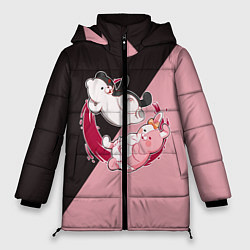 Куртка зимняя женская MONOKUMA X MONOMI, цвет: 3D-светло-серый