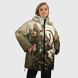 Куртка зимняя женская Ярость хищника, цвет: 3D-светло-серый — фото 2