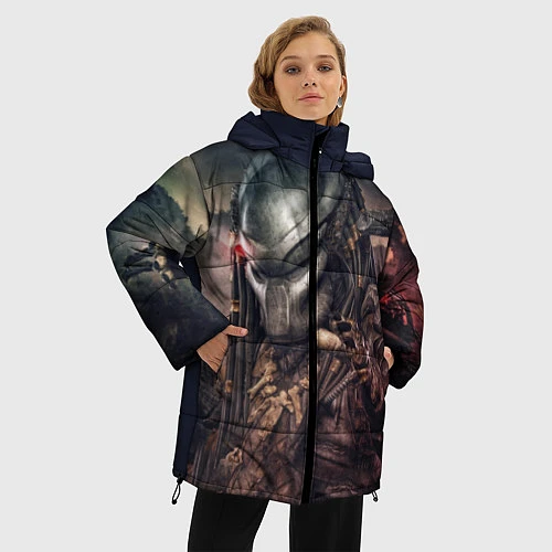 Женская зимняя куртка Merciless Predator / 3D-Черный – фото 3
