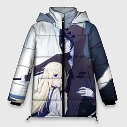 Куртка зимняя женская Ангел кровопролития, цвет: 3D-черный
