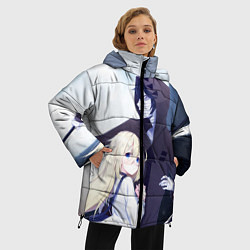 Куртка зимняя женская Ангел кровопролития, цвет: 3D-светло-серый — фото 2