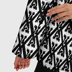 Куртка зимняя женская TES: White Pattern, цвет: 3D-черный — фото 2