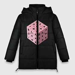 Женская зимняя куртка Black Pink Cube