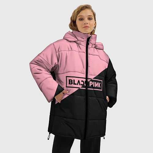 Женская зимняя куртка Black Pink / 3D-Черный – фото 3